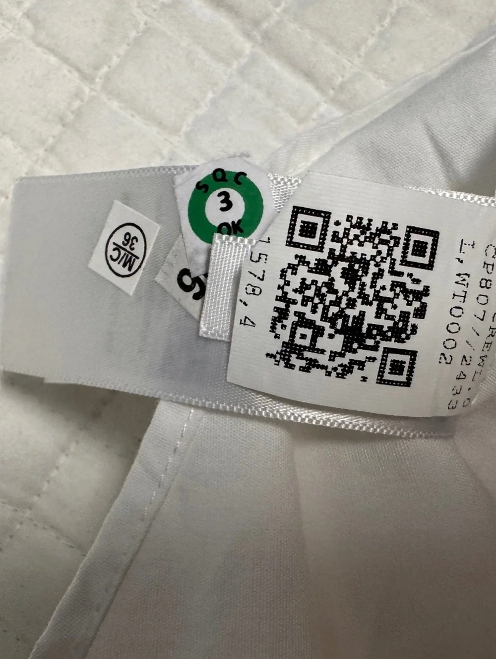 J.Crew Button-Up Shirt White Regenerative Cotton Blend L